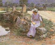 Theodore Robinson La debacle oil on canvas